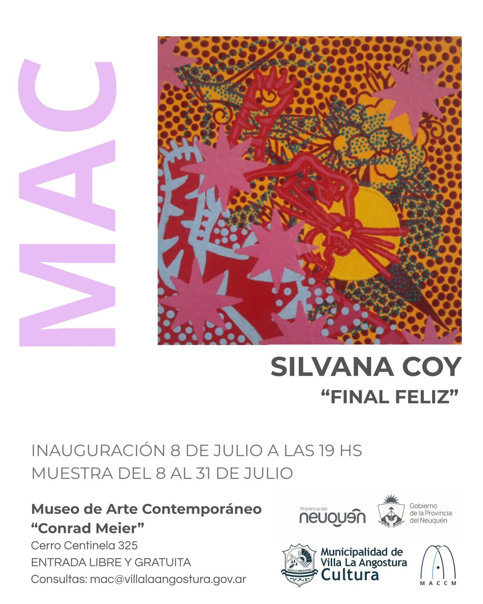 Llega "Final Feliz" de Silvana Coy al MAC!